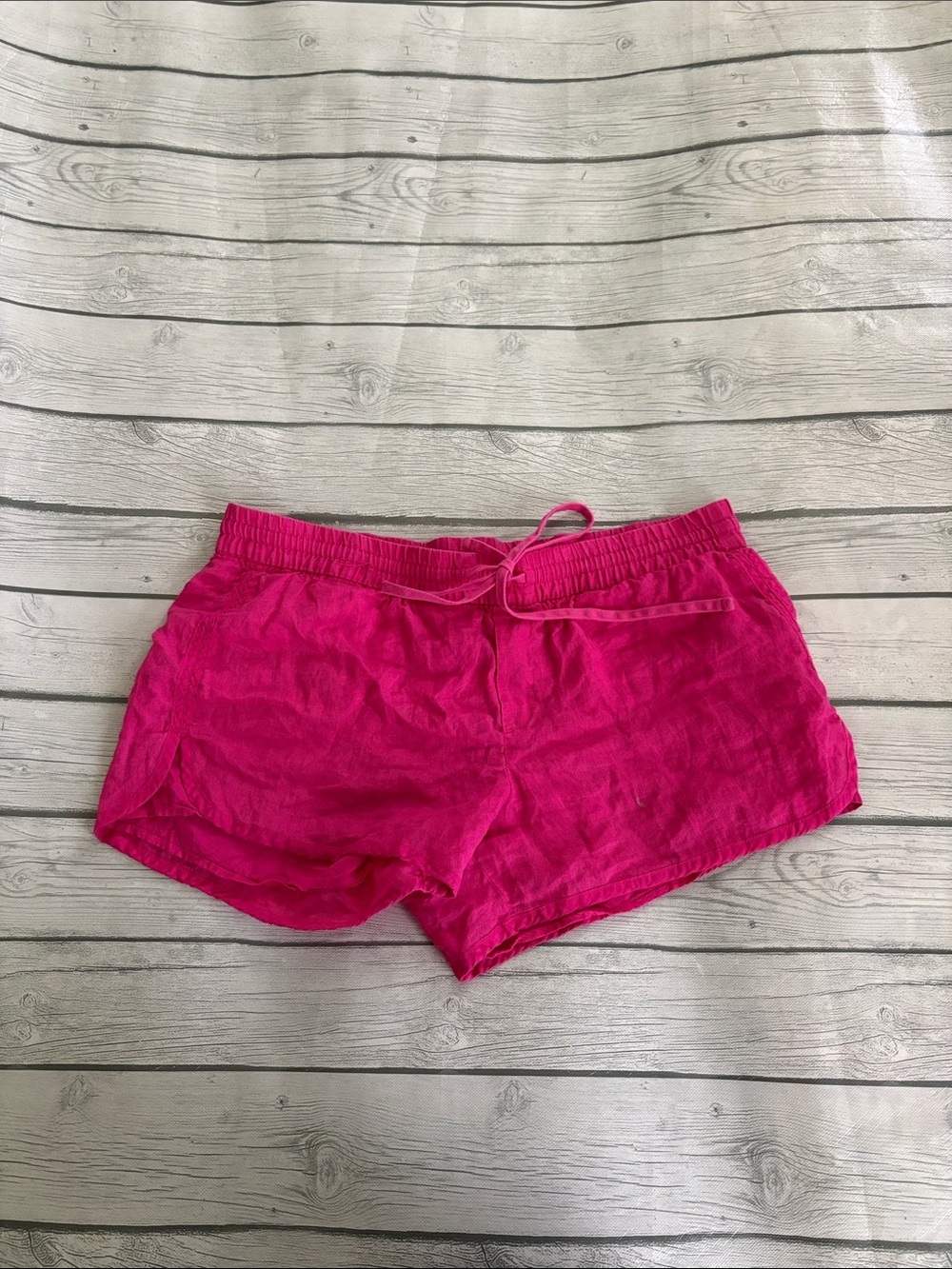 GAP Women's Bright Hot Pink Drawstring Athletic Shorts